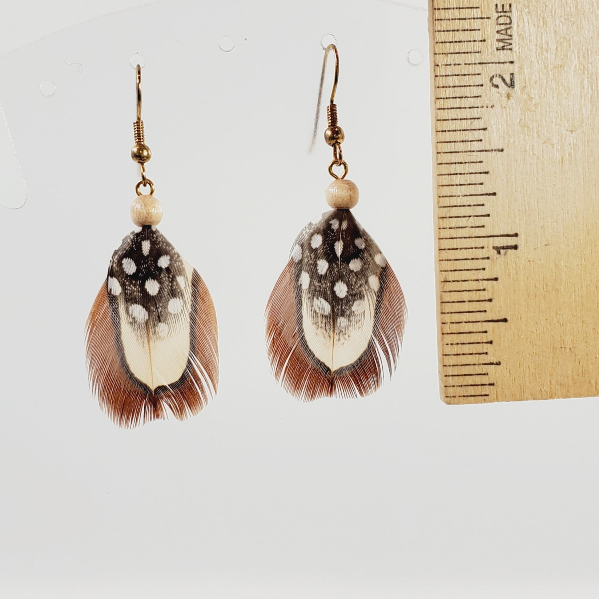 Real Feather Pierced Earrings - Unique Collectibles