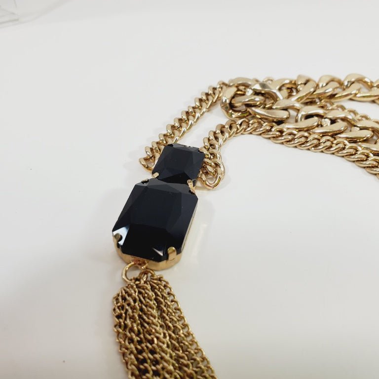 1980's Statement 16" Necklace with a 9" Pendant - Unique Collectibles