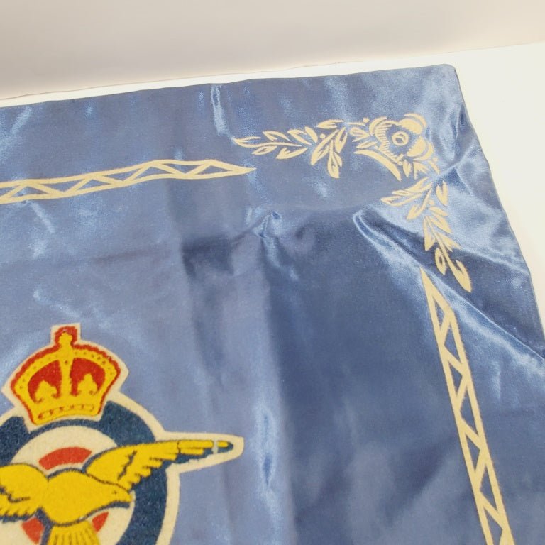 Vintage Pat Bay RCAF Air Force Souvenir Pillow Cover World War II - Unique Collectibles