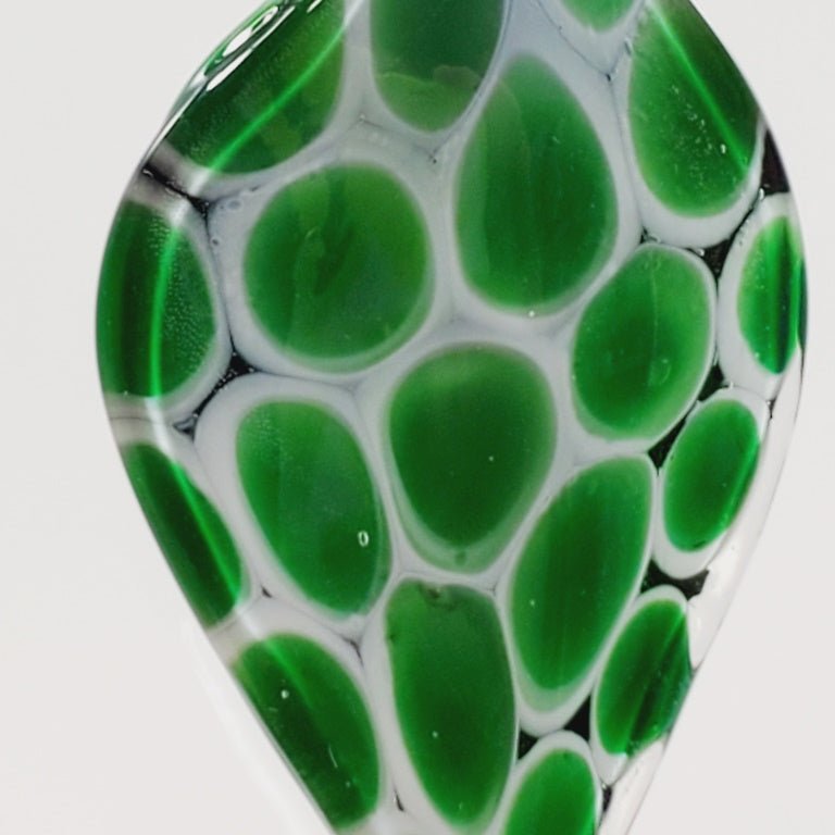 Handmade Large Art Glass Pendant - Unique Collectibles