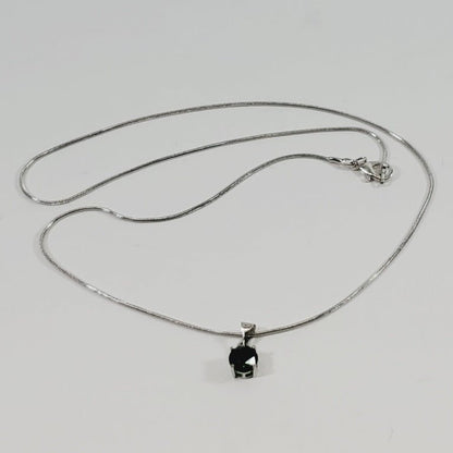 Green Crystal Pendant 20" Necklace - Unique Collectibles