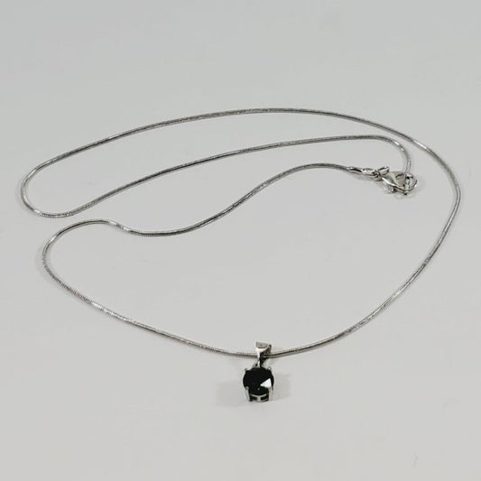 Green Crystal Pendant 20" Necklace - Unique Collectibles