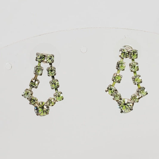 Vintage Rhinestone Earrings - Unique Collectibles