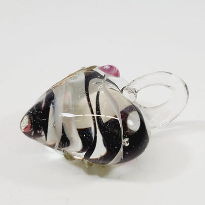 Murano Art Glass Heart Pendant - Unique Collectibles