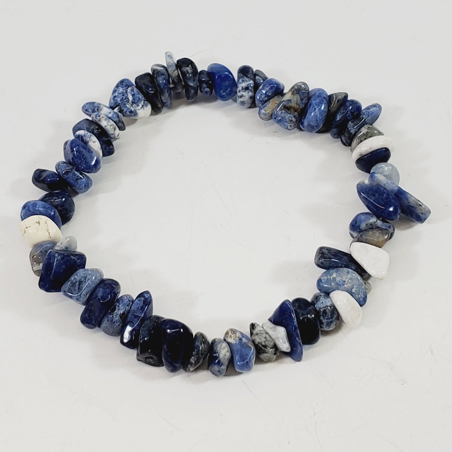 Blue Sodalite Agate Bracelet - Unique Collectibles
