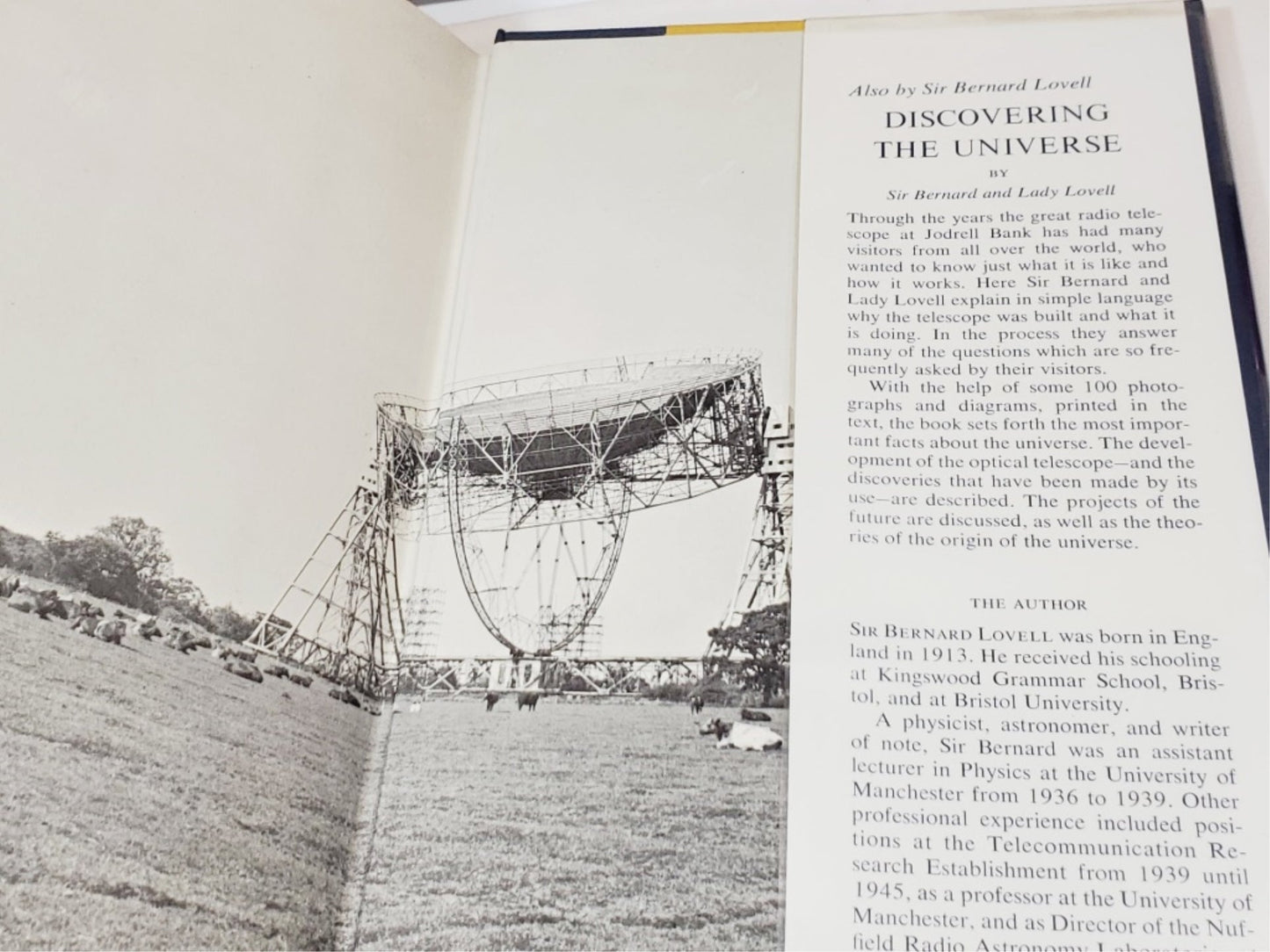 Story of Jodrell Bank Written by Sir Bernard Lovell 1968 Hardcover - Unique Collectibles