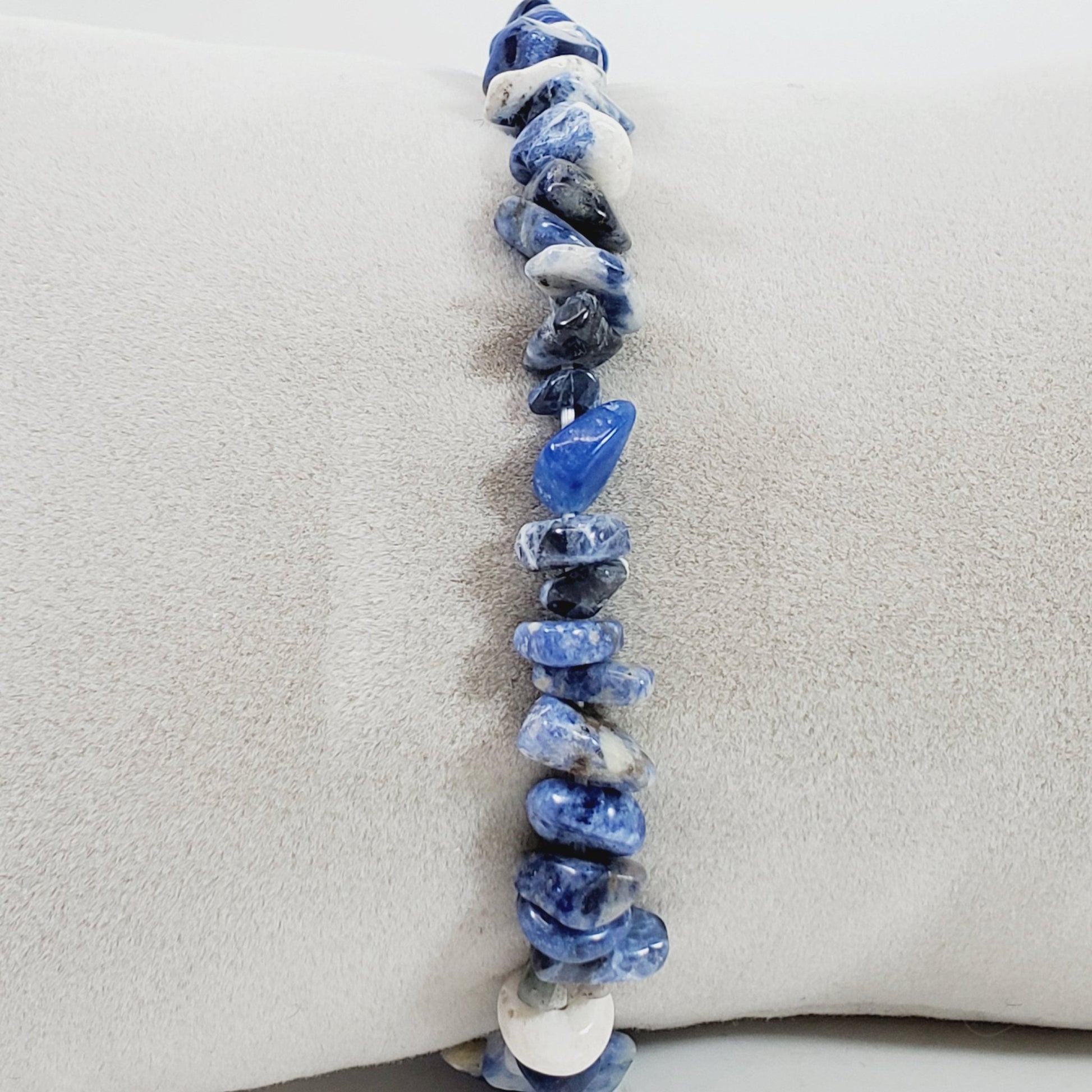 Blue Sodalite Agate Bracelet - Unique Collectibles