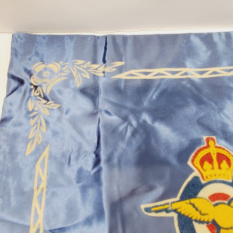 Vintage Pat Bay RCAF Air Force Souvenir Pillow Cover World War II - Unique Collectibles