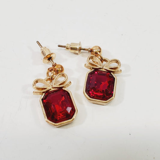 Crystal Christmas Presents Earrings - Unique Collectibles