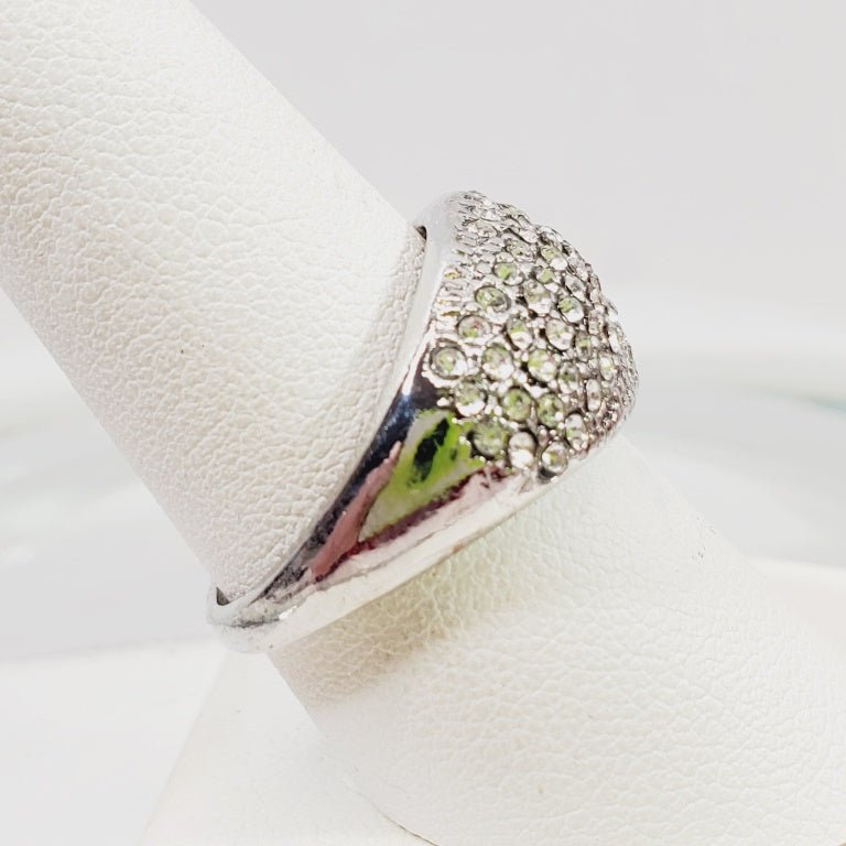 Crystal Dome Ring Size 8.5 - Unique Collectibles