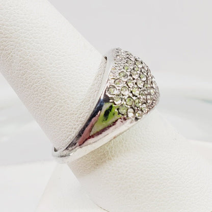 Crystal Dome Ring Size 8.5 - Unique Collectibles