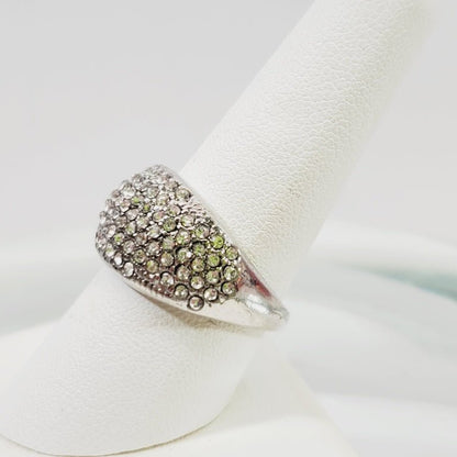 Crystal Dome Ring Size 8.5 - Unique Collectibles