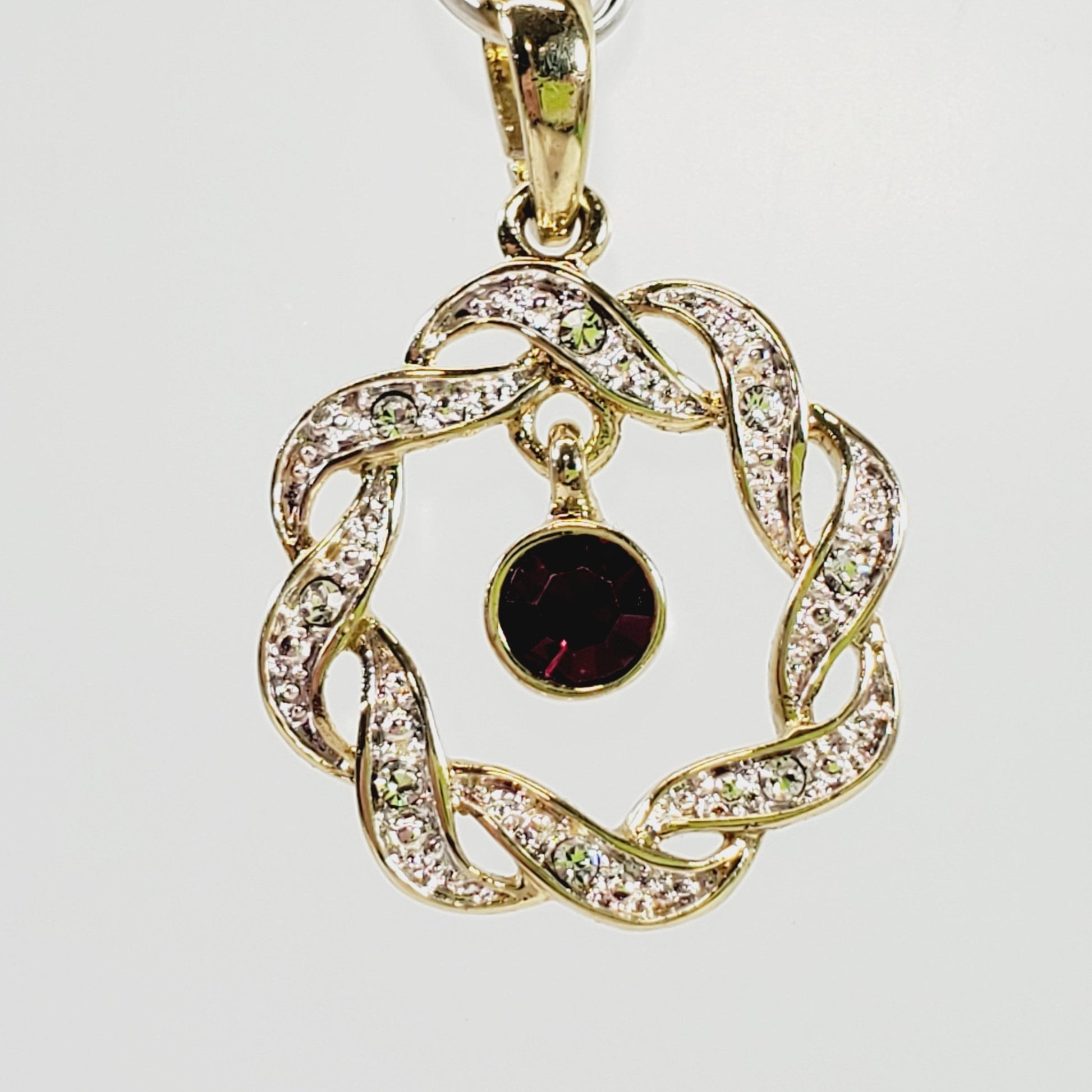 Red Crystal Pendant - Unique Collectibles