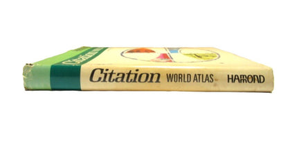 Citation World Atlas New Perspective Edition 1966 by Hammond - Unique Collectibles