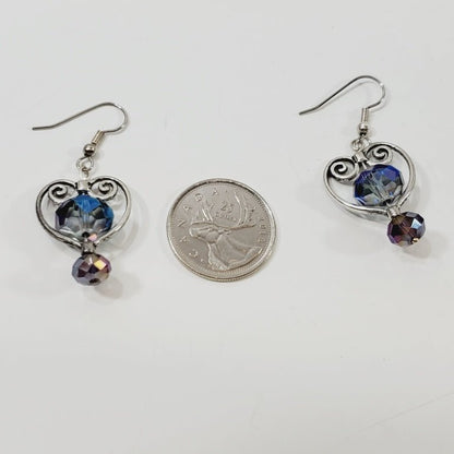 Heart Crystal Earrings - Unique Collectibles