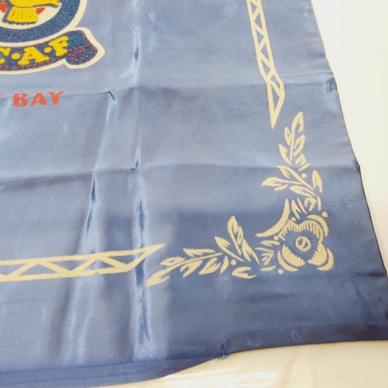 Vintage Pat Bay RCAF Air Force Souvenir Pillow Cover World War II - Unique Collectibles