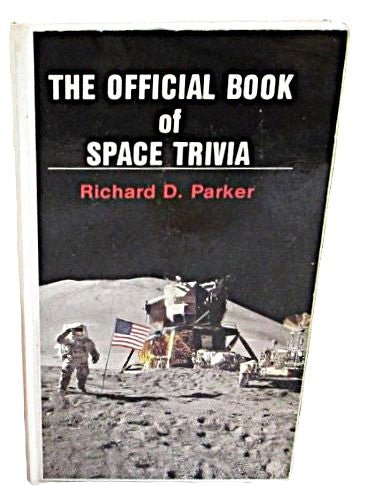 The Official Book of Space Trivia Richard Parker Hardcover - Unique Collectibles