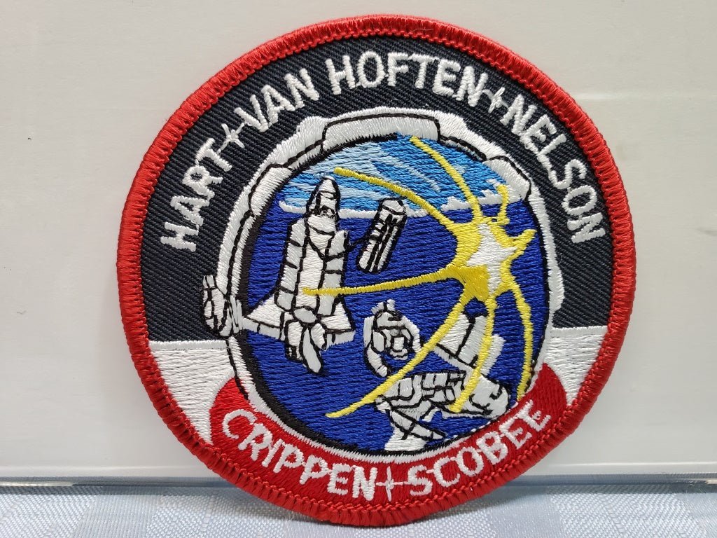 NASA Patch Hart Van Hoften Nelson Crippen Scobee - Unique Collectibles