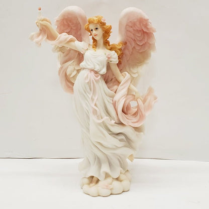 Seraphim Classics Angel by Roman Hope "Light in the Distance" Breast Cancer - Unique Collectibles