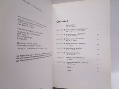 A Guide to Earth Satellites 1971 Hardcover Book with Dust Jacket edited by David Fishlock. - Unique Collectibles