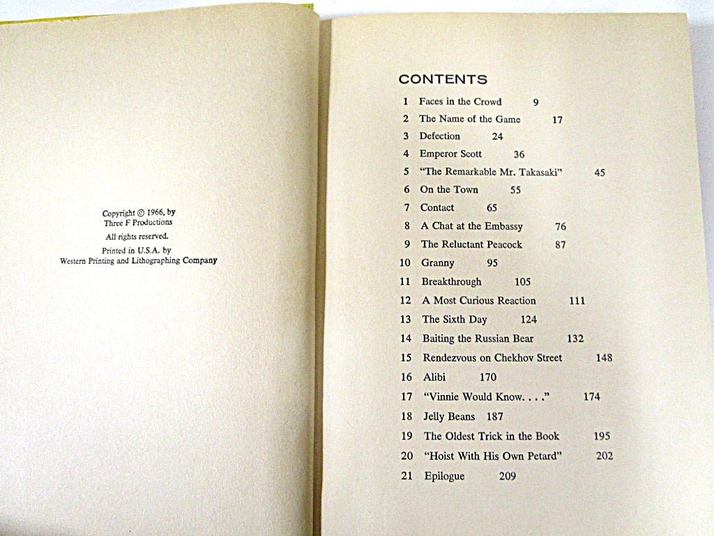 1966 I Spy Message from Moscow Written by Brandon Keith - Unique Collectibles