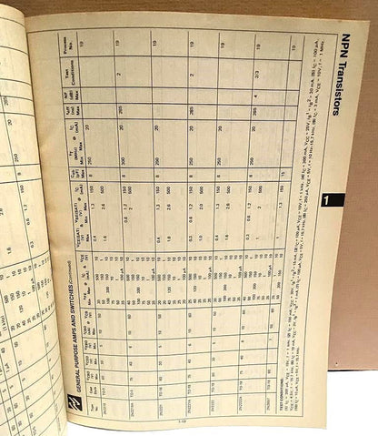 Transistor Databook National Semiconductor Corp - Unique Collectibles