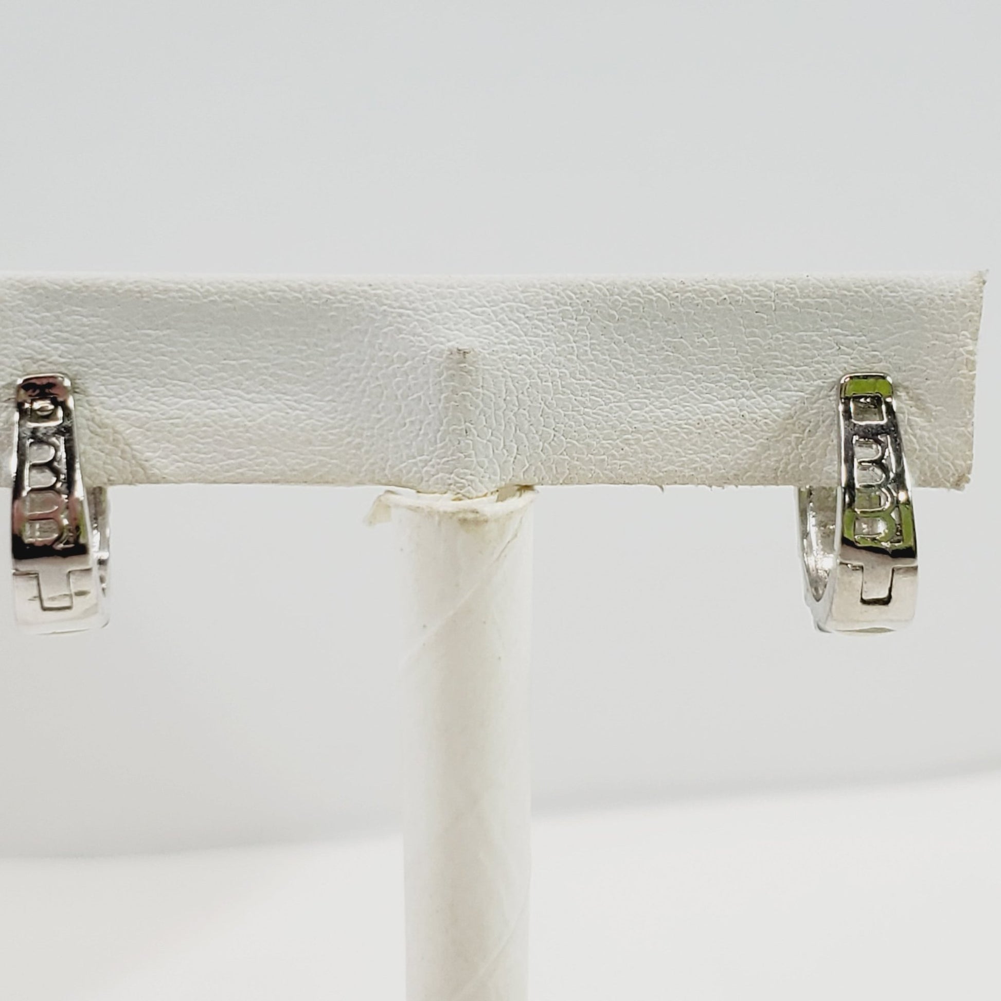 Hinged Back Enamel Earrings Circa 1980's - Unique Collectibles