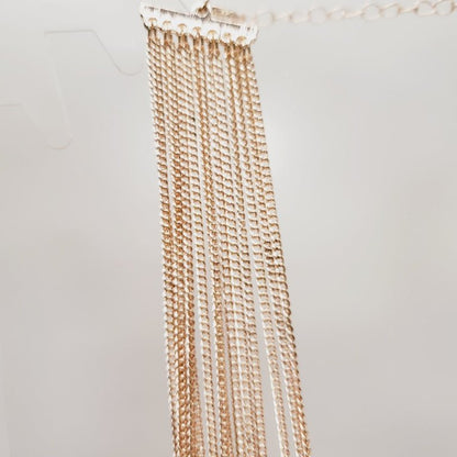 Vintage Multi Strand Chain Necklace 18" - Unique Collectibles