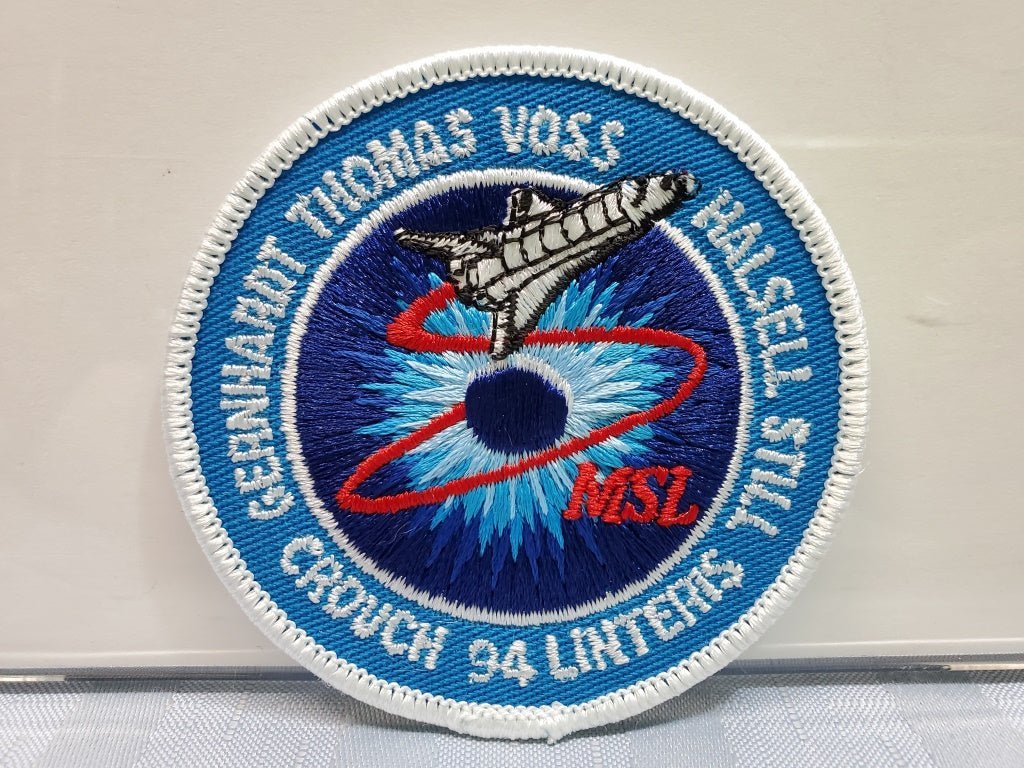 NASA Patch MSL 1994 Gernhardt Thomas Voss Halsell Still Crouch Linteris - Unique Collectibles