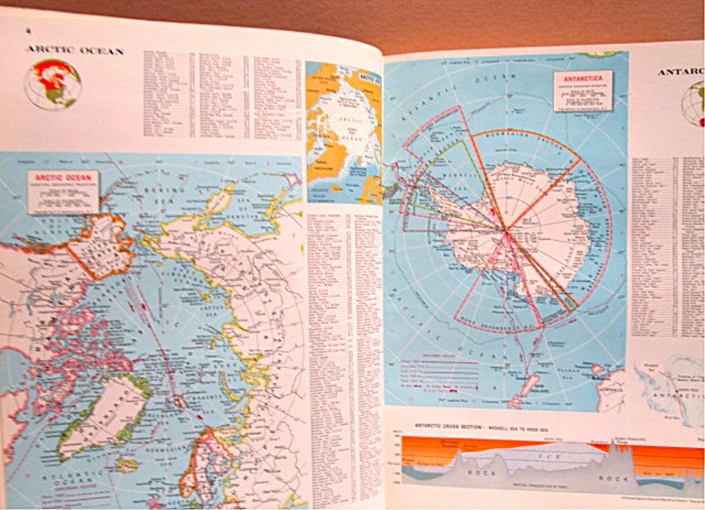 Citation World Atlas New Perspective Edition 1966 by Hammond - Unique Collectibles