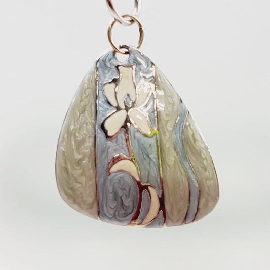 Vintage Enamel Pendant - Unique Collectibles
