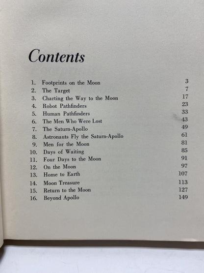 1973 We Reach The Moon by John Noble Wilford Hardcover - Unique Collectibles