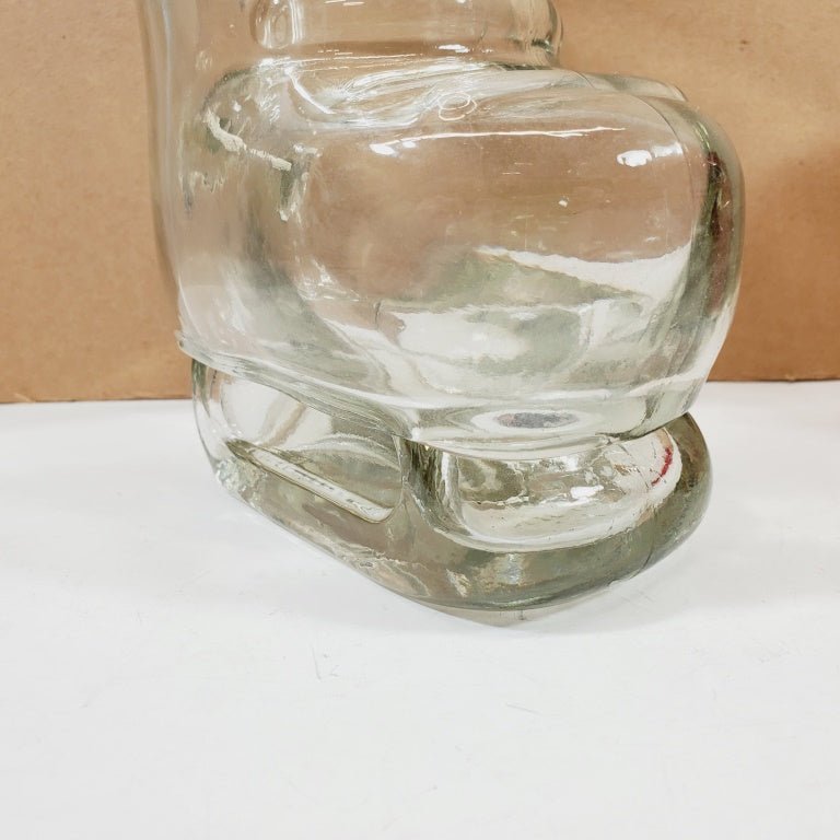 Vintage Large Hockey Skate Beer Glass Final Touch Brand - Unique Collectibles