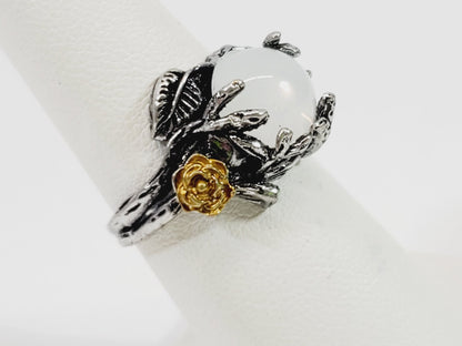 Figural Ring Size 6.5 Moonstone - Unique Collectibles