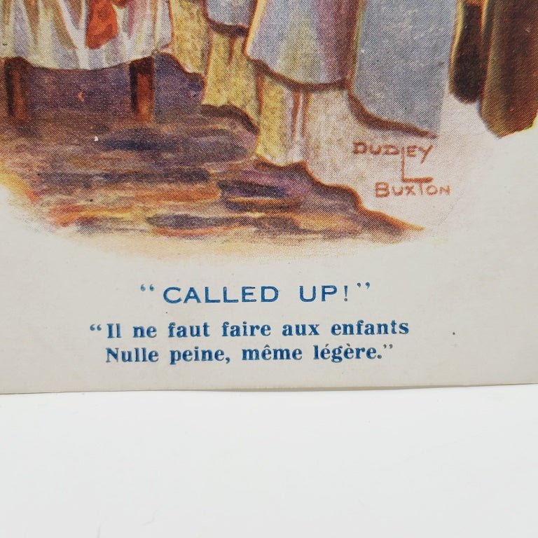 WWI Amusing Post Card Art by Dudley Buxton Postcard - Unique Collectibles