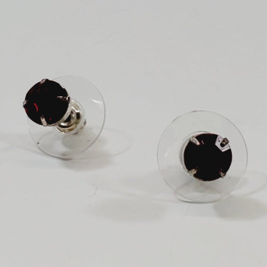 Gorgeous Red Crystal Stud Earrings - Unique Collectibles