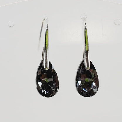 Black Crystal Earrings - Unique Collectibles