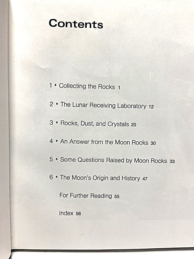 1972 BOOK Pieces of Another World Story of Moon Rocks by Franklyn M. Branley - Unique Collectibles