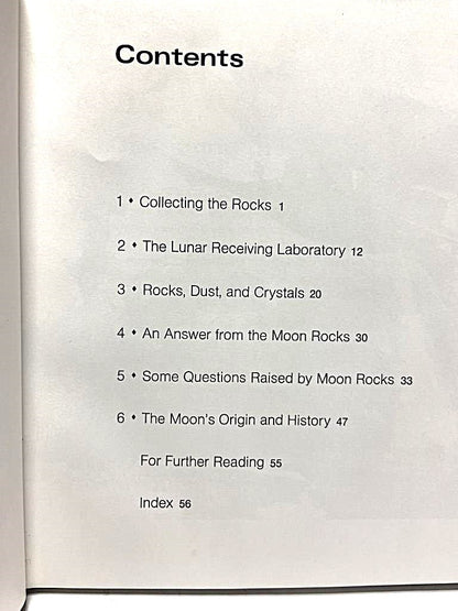 1972 BOOK Pieces of Another World Story of Moon Rocks by Franklyn M. Branley - Unique Collectibles