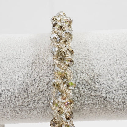 Vintage Crystal Bracelet Magnetic Closure - Unique Collectibles