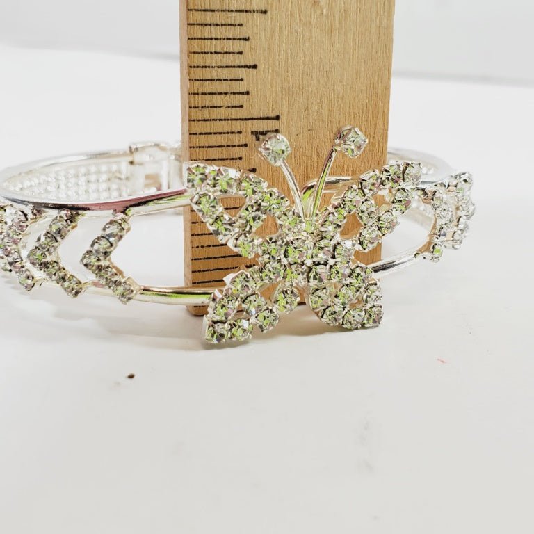 Crystal Hinged Butterfly Bracelet - Unique Collectibles
